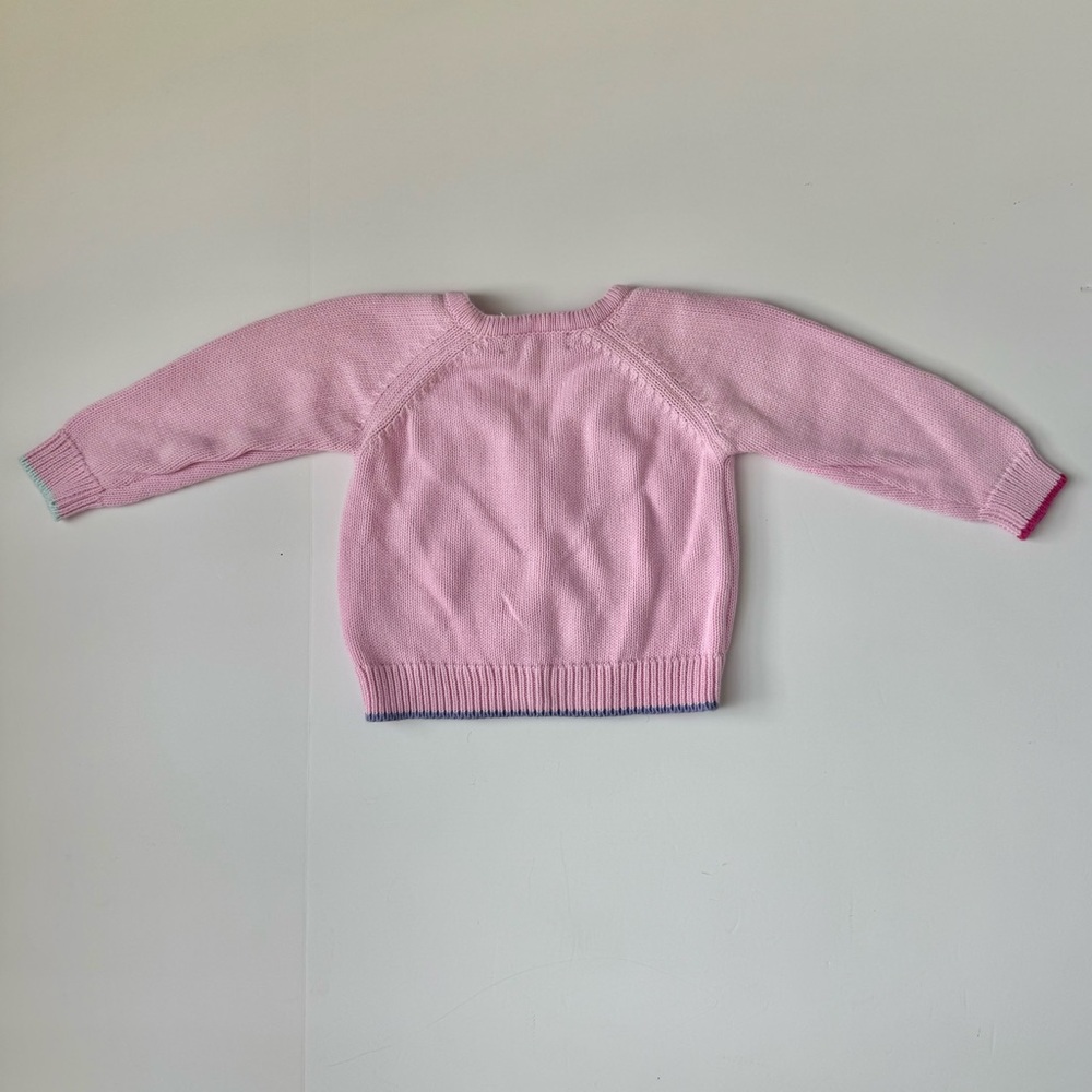 Hill House Home Tiny House Cardigan Pink Heart Buttons 0–3 Months - Picture 3 of 5